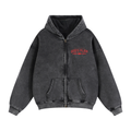 Zip-Through Boxy Fleece Hoodie