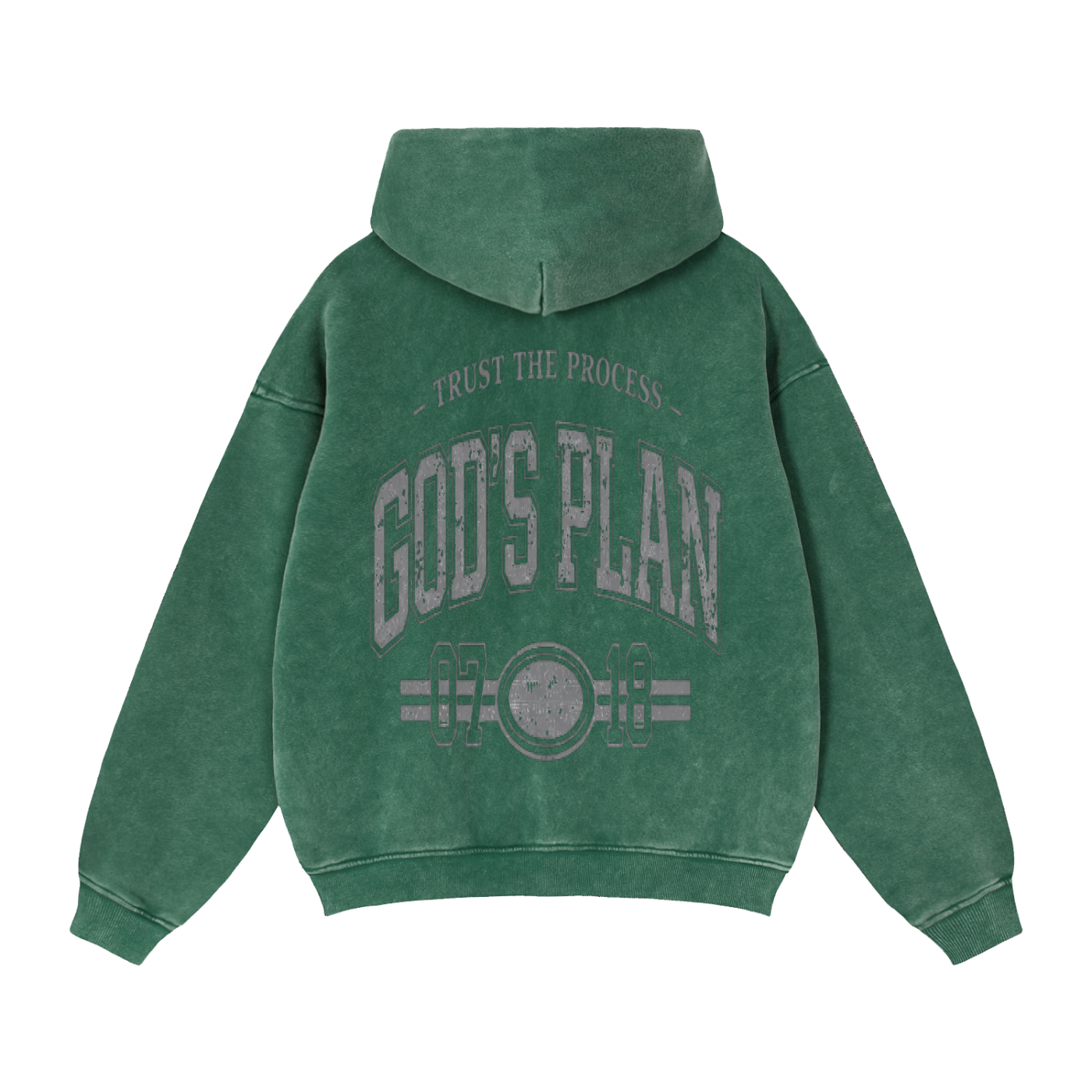 Zip-Through Boxy Fleece Hoodie